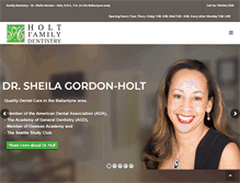 Tablet Screenshot of holtfamilydentistry.com